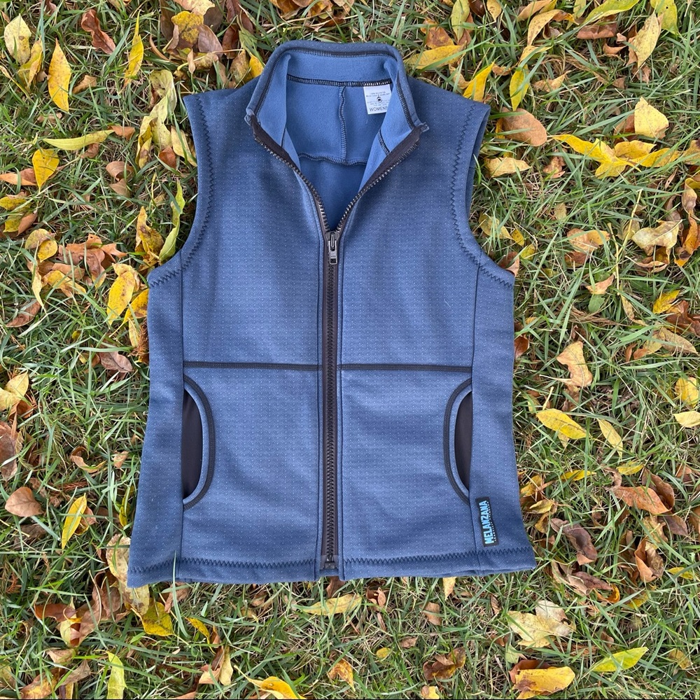 Melanzana Slate Blue Women's Vest